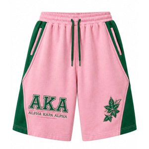 Pantalones Cortos Bermuda para Hombre, Color Rosa Verde, Sólidos, Casuales, Ecológicos, Transpirables y Anti-UV, Cintura Elástica, Corte Medio, Algodón - Product Image 5