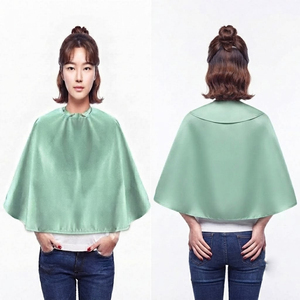 Cape de coiffure courte professionnelle pour femme, tablier de salon de coiffure, cape de barbier unie pour femme - Product Image 2