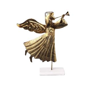 Intricate Iron Decorative Modern Home Living Room Fireplace <b>Mantel</b> <b>Shelf</b> Table and Entryway Decor Stand by Ambience Lifestyle - Product Image 1