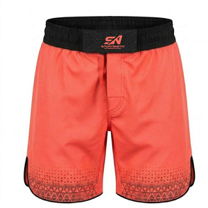 Shorts MMA classiques avec ceinture élastique, tissu résistant, idéal pour la remise en forme, la salle de sport et les arts martiaux. - Product Image 1