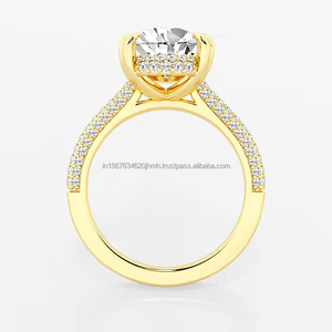Bijoux en diamant fabriqués à la main 18K/22K pure qualité exceptionnelle beauté intemporelle pour les mariages et les fêtes certifiés par IGI - Product Image 2