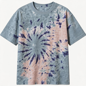 <b>Women's</b> <b>Tie</b> <b>Dye</b> T-<b>Shirt</b> 100% Cotton Crew Neck Short Sleeve Loose Fit Casual Spring Summer - Product Image 1