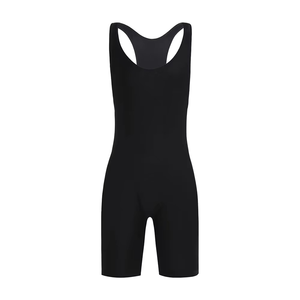<b>Women</b> <b>Red</b> Seamless Tank Top <b>Shorts</b> Set Spandex Nylon Leisurewear Adult Size - Product Image 4