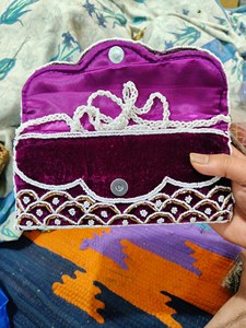 Pochette perlée haut de gamme, prix de gros, élégante sacoche pour femme pour mariage, fête et occasions festives par M/S SHAAD HANDICRAFTS - Product Image 4