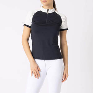 Camisa de competición para mujer con cuello alto, venta en línea, precio mayorista económico, camisa con logo a la moda en oferta - Product Image 3