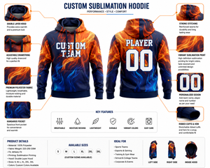 Sudadera con Capucha Sublimada Personalizada de Alta Calidad para Equipos Deportivos y Grupos - Product Image 5
