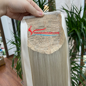 Produit en vente flash, queue de cheval, cheveux humains vierges vietnamiens 100%, meilleure qualité, couleur personnalisée, prix de gros - Product Image 1