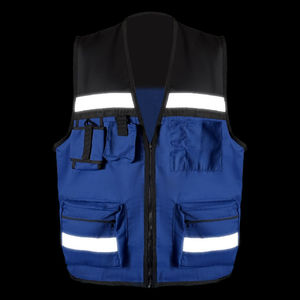 Vêtement de travail léger, confortable, style outdoor, gilet utilitaire réfléchissant, design multi-poches, gilet de sécurité pour le travail - Product Image 5