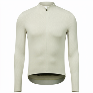 WARPRO INDUSTRY Long Sleeve <b>Cycling</b> Jersey with Geometric Pattern Full Zip Front Multicolor Design Latex Quick Dry Unisex - Product Image 6
