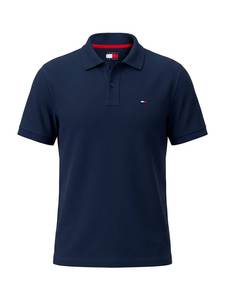 For Jeans Men's Navy <b>Half</b> Sleeve Pique <b>Shirt</b> Formal Solid Color Breathable Anti-Wrinkle Knitted Regular Fit <b>Button</b> Front Logo - Product Image 1