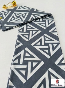 Tela Brocada de Algodón con Estampado Africano Ankara de Lujo, Personalizada OEM ODM, Anti-UV, Impermeable, para Prendas Tradicionales, Exportación - Product Image 2