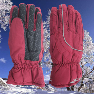 Guantes de Esquí Aislantes Color Morado, Térmicos, de Polar, con Cierre de Cordón, Unisex, para Actividades al Aire Libre en Invierno - Product Image 6