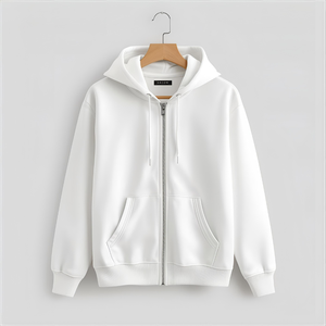 Sweat-shirt à capuche unisexe surdimensionné de haute qualité, imprimé floqué, brodé, 100% coton, long, en maille, imperméable, automne - Product Image 1
