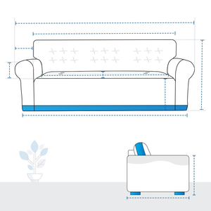 Custom 3 Seater Sofa Slipcover from Viet Nam 420D / 600D Polyester Oxford Patio Furniture Covers Sofa Slipcovers - Product Image 2