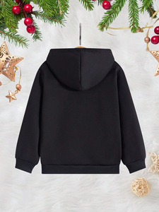 Sudadera con Capucha Extra Grande Personalizada con Estampado Sólido para Navidad, 100% Poliéster Transpirable, Proveedor Mayorista - Product Image 2