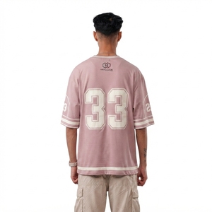 Camiseta Deportiva Hashbloom International Personalizada, Extra Grande, de Manga Corta, 100% Poliéster, Estilo Urbano, para Hombre, Talla Grande - Product Image 2