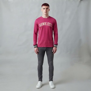 Camisetas Deportivas HAWK EYE H-805 de Alta Calidad para Hombre, 100% Poliéster, Tejido de Punto, Corte Regular, Manga Corta, Cuello Redondo, Lisas - Product Image 5