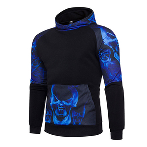 Sweat à capuche d'hiver 100 % polyester de haute qualité, personnalisable, en coton mélangé épais, avec sublimation et broderie - Product Image 2