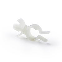 Clip de fixation Essentra Standoff Locking Clip, collier de serrage, clip de câble en nylon naturel UL94 V2, clip de fixation Stand Off Locking Clip SLCS