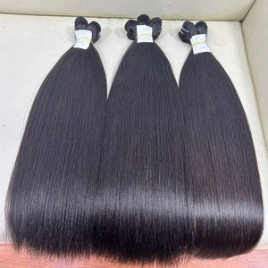 Extensions de cheveux vierges vietnamiens de haute qualité en gros, tissées à la machine, lisses, couleur claire - Product Image 1