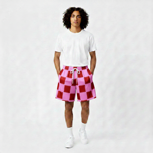 Shorts de malla con estampado de moda de verano para hombre, cintura elástica, hechos en Pakistán, shorts de malla sublimados - Product Image 3