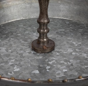 Support à gâteau à trois étages en fer forgé, finition antique, lavable au lave-vaisselle, réutilisable, présentoir à desserts multi-niveaux, artisanat licorne - Product Image 4