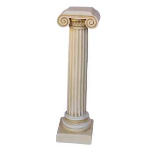 Columna Iónica, Pilar Griego Antiguo, Arquitectura de Piedra de Travertino, Diseño Clásico, Decoración de Jardín, Escultura de Paisaje para Exteriores, Conjunto de Arte - Product Image 3