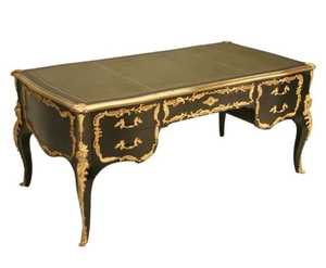 Console de style français avec miroir, design antique, cadre en bois, plateau en bois, meuble pour couloir, entrée, salon - Product Image 5