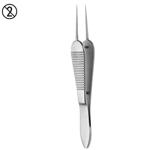 Nahtzange Gerade Einweg Edelstahl Ophthalmologisches Chirurgieinstrument Nahtwerkzeug NAZIR HABIB CE - Product Image 6