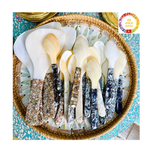Seashell Spoon | Mother of Pearl | Handmade Craft | 8-12cm | Bulk Supplier Vietnam - Product Image 5