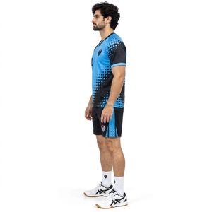 Conjunto de Camiseta y Pantalones Cortos Deportivos de Alta Calidad para Entrenamiento de Balonmano, Tejido Transpirable y Ligero, Diseño Cómodo - Product Image 3