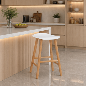 Chaise de comptoir minimaliste moderne avec siège ergonomique, tabouret de cuisine pour la maison, le bar et la salle à manger - Product Image 1