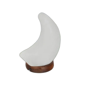 Custom Logo Himalayan <b>Moon</b> Salt Lamp Premium Quality <b>Moon</b> Shaped <b>Crystal</b> Table Lamp with OEM Size Private Label Wholesale - Product Image 3