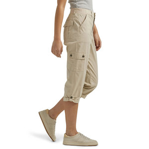 100% Cotton Women's Cargo Shorts Large Zipper <b>Thigh</b> Pocket Anti Shrink High Quality Fabric Lightweight Skin Friendly Women's Sho - Product Image 5