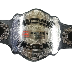Cinturón de Campeón Top Doggggg Personalizable con Grabado de Hensel Phelps, Trofeo de Alta Calidad para Deportes y Coleccionistas - Product Image 2
