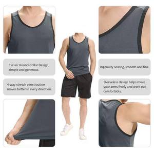 Best Selling 2025 Summer High Quality Custom Plain <b>Black</b> Printing Men's Tank <b>Top</b> Wholesale Price Tank <b>Top</b> - Product Image 5
