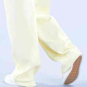 Tendance Printemps Femme Pantalon de jogging coupe ample en molleton de coton, jambe large évasée, avec cordon de serrage et poches, confortable, style streetwear - Product Image 3