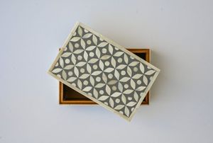 New Design Bone Jewellery <b>Box</b> Luxury Resin Bone Decorative Storage <b>Box</b> Bone Inlay <b>Box</b> home at factory wholesale price - Product Image 6