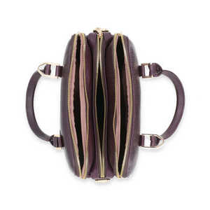 Luxury Dark Brown Leather <b>Top</b> Handle Satchel Bag for Women with Detachable Adjustable Crossbody Shoulder Strap - Product Image 4