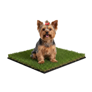 TH-PAG-613 Natural Feel Artificial Turf Mat for Pets Hygienic Ideal for Training Puppies Indoors or Creating Cozy Balcony Areas - Product Image 1