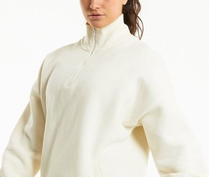 Sudaderas y Hoodies de Mujer de Estilo Moderno, Fabricante Personalizado, Sudaderas de Forro Polar de Alta Calidad con Media Cremallera y Manga Larga Bordadas - Product Image 4