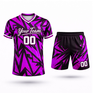 Ensemble de maillot et short de sport antibactérien 100% polyester de haute qualité pour hommes et femmes, nouvelle arrivée, prix avantageux - Product Image 6