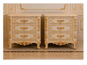 Premium European Style Solid Wood Carved Bed Room Furniture Buy Antique Bed Set With Side <b>Tables</b> For Home Customized Home Decor - Product Image 3