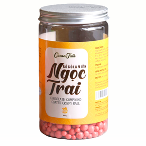 Vente directe usine – Chocolats composites pour la décoration de gâteaux, vente en gros HALAL OEM/ODM – Boules de chocolat croustillantes à la fraise de la meilleure qualité - Product Image 1