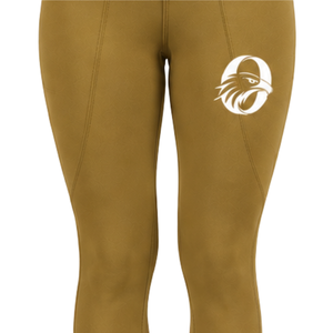 Pantalon d'équitation pour femme Mustard, taille haute, extensible, avec grip intégral, pour entraînement et compétition - Product Image 3