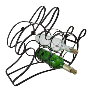 Estante Metálico para Botellas de Vino, Estante de Almacenamiento para Mostrador de Restaurante, Estante para Botellas de Vino Personalizado, Artesanía de Alta Calidad - Product Image 5