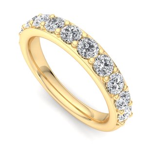 Anillo exclusivo de oro rosa, oro blanco y oro amarillo, certificado por IGI, joyería fina, anillo de compromiso, anillo de boda de lujo para mujer - Product Image 5