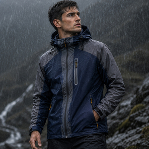 Outdoor Waterproof Windbreaker <b>Running</b> <b>Jackets</b> for <b>Men</b> High Quality Polyester Custom Made Windbreaker <b>Men's</b> <b>Jackets</b> - Product Image 6