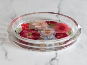 Porte-savon carré en résine écologique jetable ILAHI au design moderne, quantité personnalisable pour les fêtes - Product Image 5