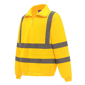 Design Your Own Safety <b>Jacket</b> Made In Pakistan Safety <b>Jacket</b> Top Trending Reflective Work Safety <b>Jacket</b> with Turn Collar - Product Image 2